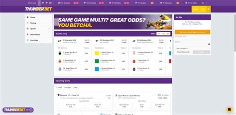 ThunderBet BONUS $$$ + Sign.